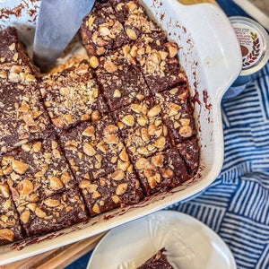 Gooey Blondie Brownies by Gustus Vitae