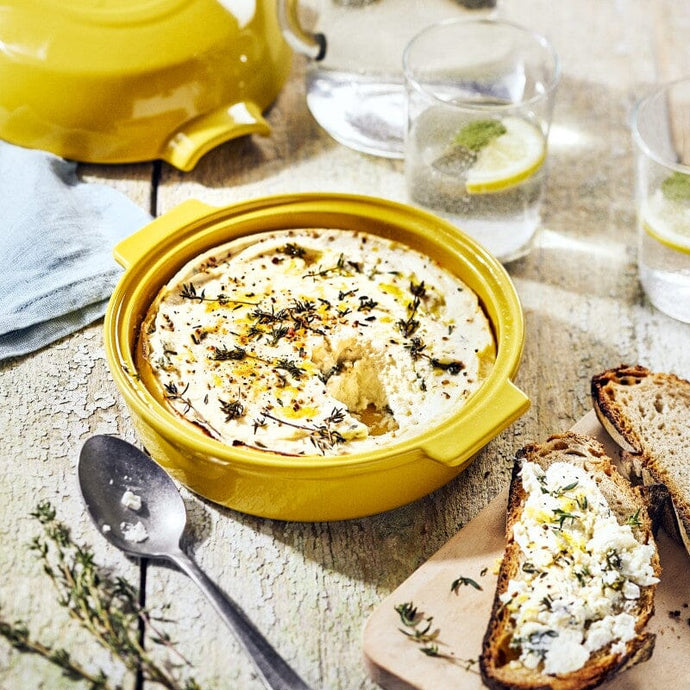 LEMON  & FRESH HERB BAKED RICOTTA DIP