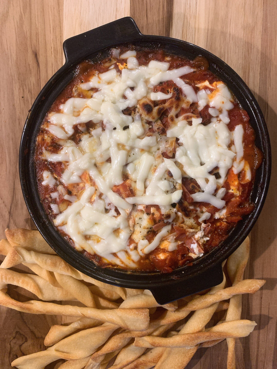 Baked Pepperoni Pizza Ricotta Dip