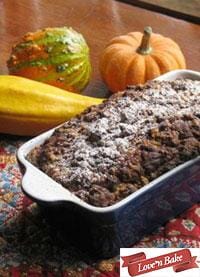 Pumpkin Raisin Apple Cake with Cinnamon Streusel