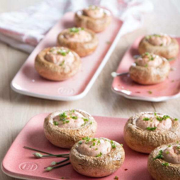 Crab and Cheese Stuffed Mushrooms