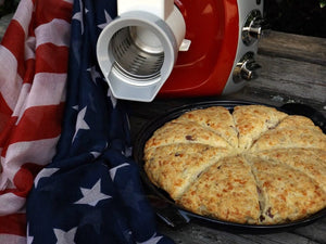 Bacon Cheddar Rosemary Scones by Ankarsrum USA