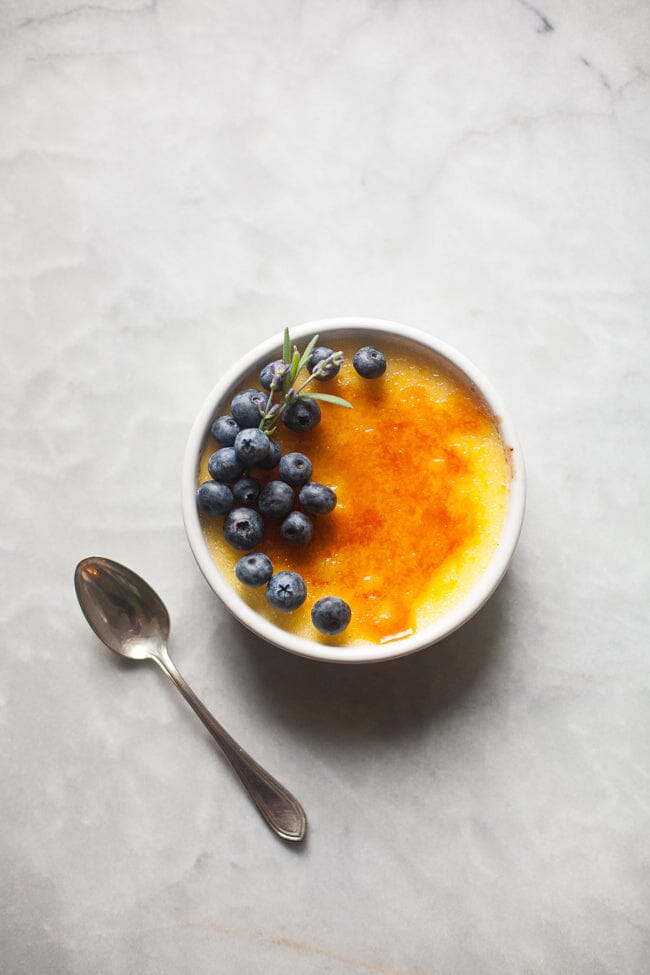 Lavender Crème Brulee by Zoe Bakes