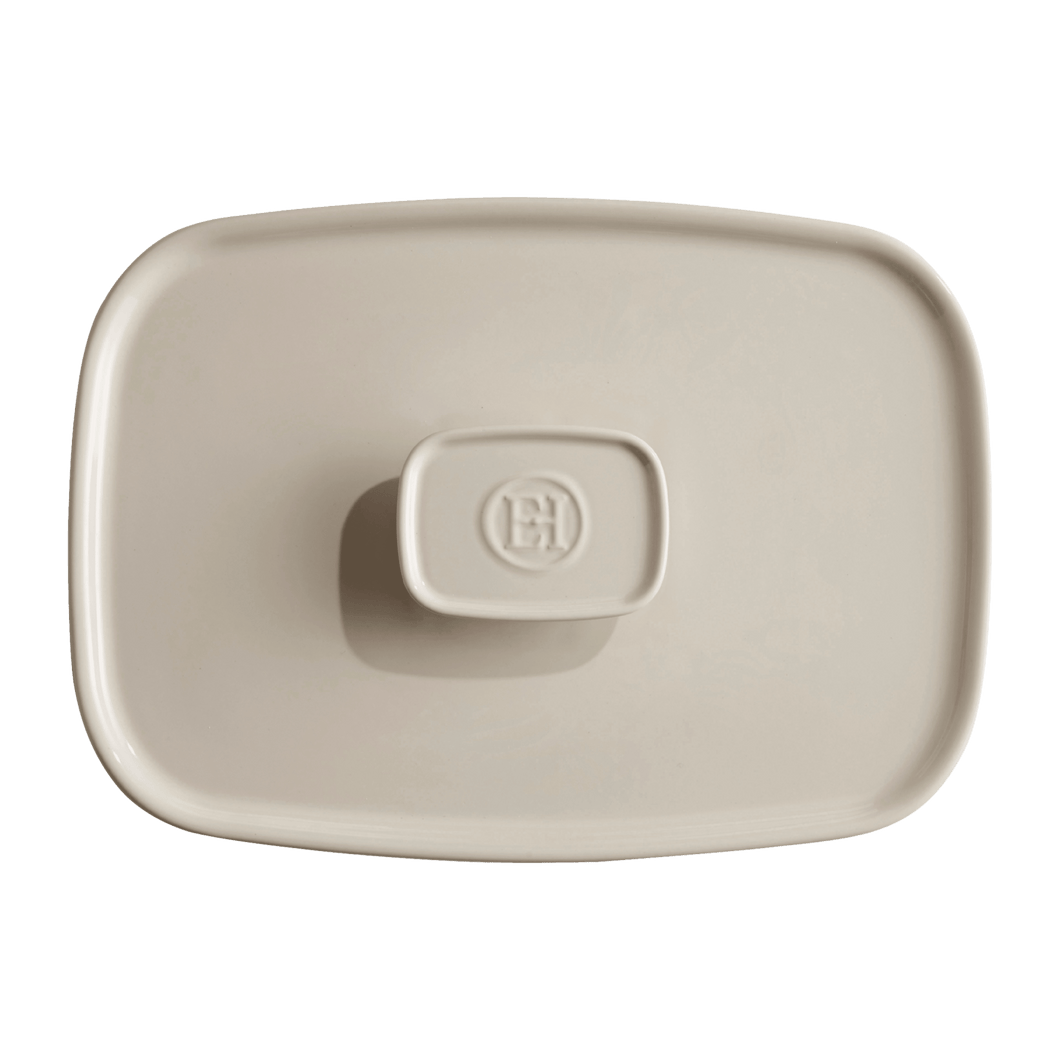 Emile Henry USA The Right Dish Medium Rectangular Baker Lid 