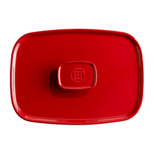 Emile Henry USA The Right Dish Medium Rectangular Baker Lid The Right Dish Medium Rectangular Baker Lid Lid Emile Henry USA Burgundy  Product Image 1