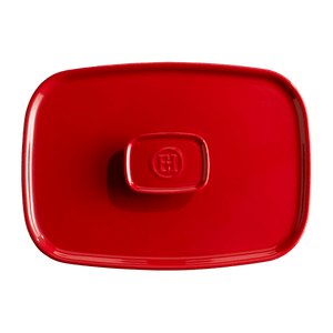 Emile Henry USA The Right Dish Medium Rectangular Baker Lid The Right Dish Medium Rectangular Baker Lid Lid Emile Henry USA Burgundy 