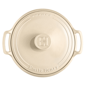 Emile Henry USA SUBLIME 7.5 qt. Round Dutch Oven SUBLIME 7.5 qt. Round Dutch Oven Cookware Emile Henry USA = Creme