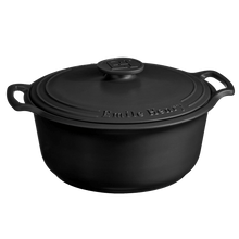 Emile Henry USA SUBLIME 4 qt. Round Dutch Oven SUBLIME 4 qt. Round Dutch Oven Cookware Emile Henry USA 4 qt. = Black  Product Image 2