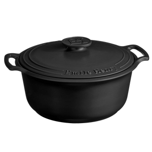 Emile Henry USA SUBLIME 4 qt. Round Dutch Oven SUBLIME 4 qt. Round Dutch Oven Cookware Emile Henry USA 4 qt. = Black 