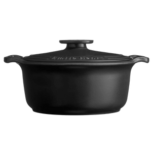 Emile Henry USA SUBLIME 7.5 qt. Round Dutch Oven SUBLIME 7.5 qt. Round Dutch Oven Cookware Emile Henry USA = Black