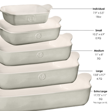 Emile Henry USA Modern Classics Rectangular Baker Modern Classics Rectangular Baker Ovenware Emile Henry =  Pearl Gray Product Image 12