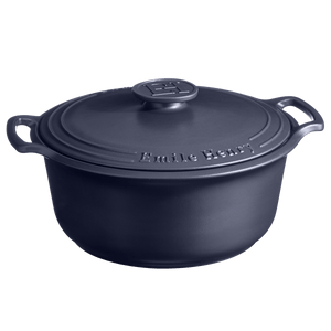 Emile Henry USA SUBLIME 4 qt. Round Dutch Oven SUBLIME 4 qt. Round Dutch Oven Cookware Emile Henry USA 4 qt. = Indigo