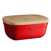 Emile Henry USA Bread Box Bread Box Specialized Tools Emile Henry USA = Burgundy  Product Image 1