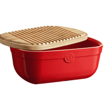 Emile Henry USA Bread Box Bread Box Specialized Tools Emile Henry USA = = Burgundy  Product Image 8