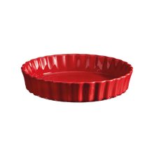 Emile Henry USA Deep Tart Dish Deep Tart Dish Ovenware Emile Henry = Burgundy 11"  Product Image 9