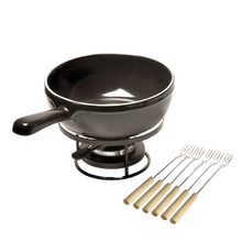 Emile Henry USA Fondue Set Fondue Set Cookware Emile Henry USA = Charcoal  Product Image 3