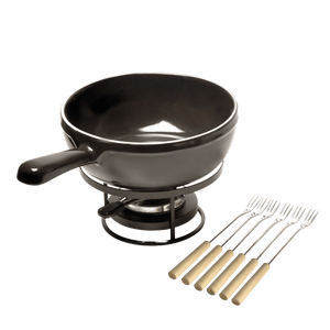 Emile Henry USA Fondue Set Fondue Set Cookware Emile Henry USA = Charcoal 