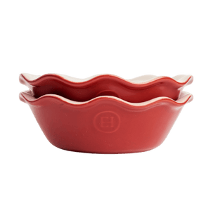 Emile Henry USA Modern Classics Mini Pie Dish (Set of 2) Rouge