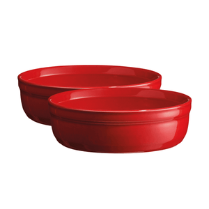 Emile Henry USA Crème Brûlée Ramekin (Set of 2) Crème Brul√©e Ramekin (Set of 2) Ovenware Emile Henry USA = Burgundy 