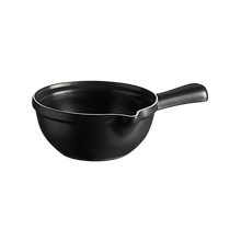 Emile Henry USA BBQ Sauce/Fondue Pot (EH Online Exclusive) Sauce/Fondue Pot (EH Online Exclusive) On The Barbeque Emile Henry USA = Black Product Image 1