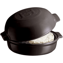 Emile Henry USA Cheese Baker Cheese Baker Ovenware Emile Henry = Charcoal Product Image 1