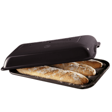 Emile Henry USA Baguette Baker Baguette Baker Bakeware Emile Henry = Charcoal Product Image 1