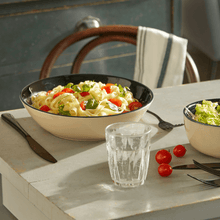 Emile Henry USA Everyday Pasta Bowl Everyday Pasta Bowl Tableware Emile Henry USA = Ocean/Cream  Product Image 5