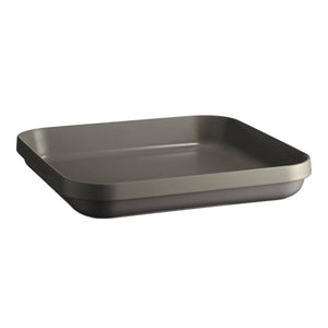 Emile Henry USA Welcome Square Baking Dish Welcome Square Dish Professional Emile Henry Large Light Gray 