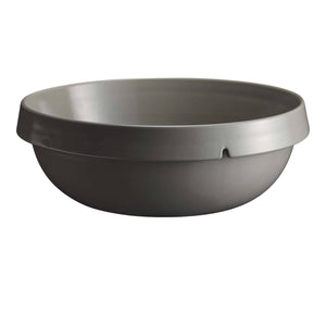 Emile Henry USA Welcome Salad Bowl Welcome Salad Bowl Professional Emile Henry 7 L Light Gray 