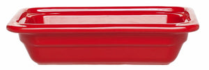 Emile Henry USA Gastron Rectangular Baking Dish Gastron Rectangular Recton Pan Professional Emile Henry 6x10 in - GN 1/4, 65mm/2.5 in = Cerise 