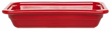 Emile Henry USA Gastron Rectangular Baking Dish Gastron Rectangular Recton Pan Professional Emile Henry 7x12 in - GN 1/3, 65mm/2.5 in = Cerise  Product Image 5