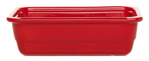 Emile Henry USA Gastron Deep Rectangular Baking Dish Gastron Deep Rectangular Pan Professional Emile Henry 7 x 12 in - GN 1/3, 100mm/4 in = Cerise 