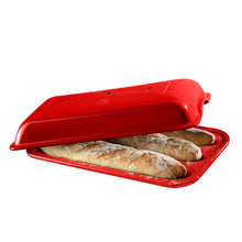 Emile Henry USA Baguette Baker Baguette Baker Bakeware Emile Henry = Burgundy  Product Image 3