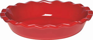 Emile Henry USA Le Grande Pie Dish Le Grande Pie Dish Bakeware Emile Henry USA = Burgundy 