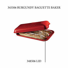 Emile Henry USA Baguette Baker - Replacement Lid Baguette Baker - Replacement Lid Replacement Parts Emile Henry = Burgundy  Product Image 1