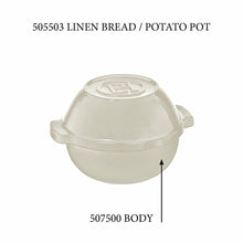 Emile Henry USA Bread / Potato Pot - Replacement Body Bread / Potato Pot - Replacement Body Replacement Parts Emile Henry = Linen  Product Image 2