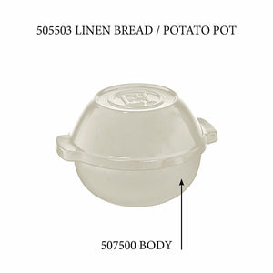 Emile Henry USA Bread / Potato Pot - Replacement Body Bread / Potato Pot - Replacement Body Replacement Parts Emile Henry = Linen 