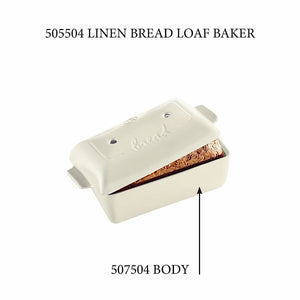 Emile Henry USA Bread Loaf Baker - Replacement Body Bread Loaf Baker - Replacement Body Replacement Parts Emile Henry = Linen 