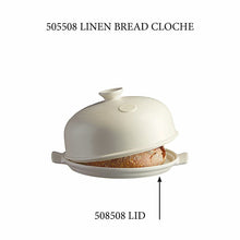 Emile Henry USA Bread Cloche - Replacement Lid Bread Cloche - Replacement Lid Replacement Parts Emile Henry = Linen  Product Image 2