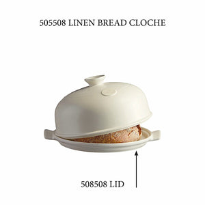 Emile Henry USA Bread Cloche - Replacement Lid Bread Cloche - Replacement Lid Replacement Parts Emile Henry = Linen 