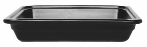 Emile Henry USA Gastron Rectangular Baking Dish Gastron Rectangular Recton Pan Professional Emile Henry 12x14 in - GN 2/3, 65mm/2.5 in = Black 