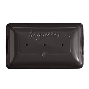 Emile Henry USA Baguette Baker Baguette Baker Bakeware Emile Henry = Charcoal