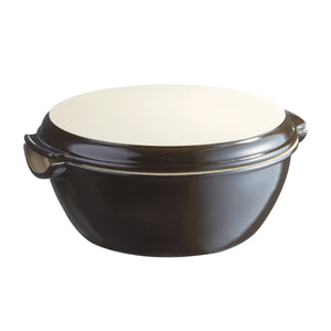 Emile Henry USA Modern Bread Cloche Modern Bread Cloche Bakeware Emile Henry = Charcoal