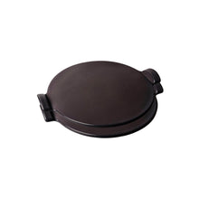 Emile Henry USA Smooth Pizza Stone Smooth Pizza Stone On The Barbeque Emile Henry = Black Product Image 3