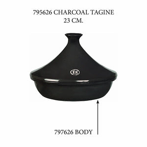 Emile Henry USA Tagine - Replacement Body Tagine - Replacement Body Replacement Parts Emile Henry 2.1 Qt = Charcoal 