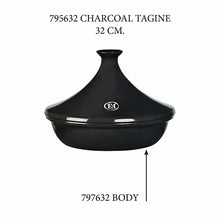 Emile Henry USA Tagine - Replacement Body Tagine - Replacement Body Replacement Parts Emile Henry 3.7 Qt = Charcoal  Product Image 4