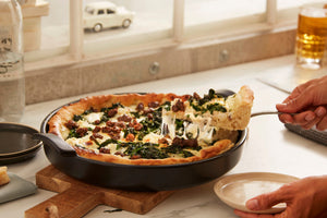 Emile Henry USA Deep Dish Pizza Pan Deep Dish Pizza Pan On The Barbeque Emile Henry = Charcoal