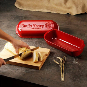 Emile Henry USA Pullman/Long loaf bread baker Pullman/Long loaf bread baker Bakeware Emile Henry = Burgundy