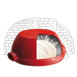 Emile Henry USA Modern Bread Cloche Modern Bread Cloche Bakeware Emile Henry = Burgundy