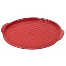 Emile Henry USA Ridged Pizza Stone Pizza Stone Specialized Tools Emile Henry USA Burgundy  Product Image 3